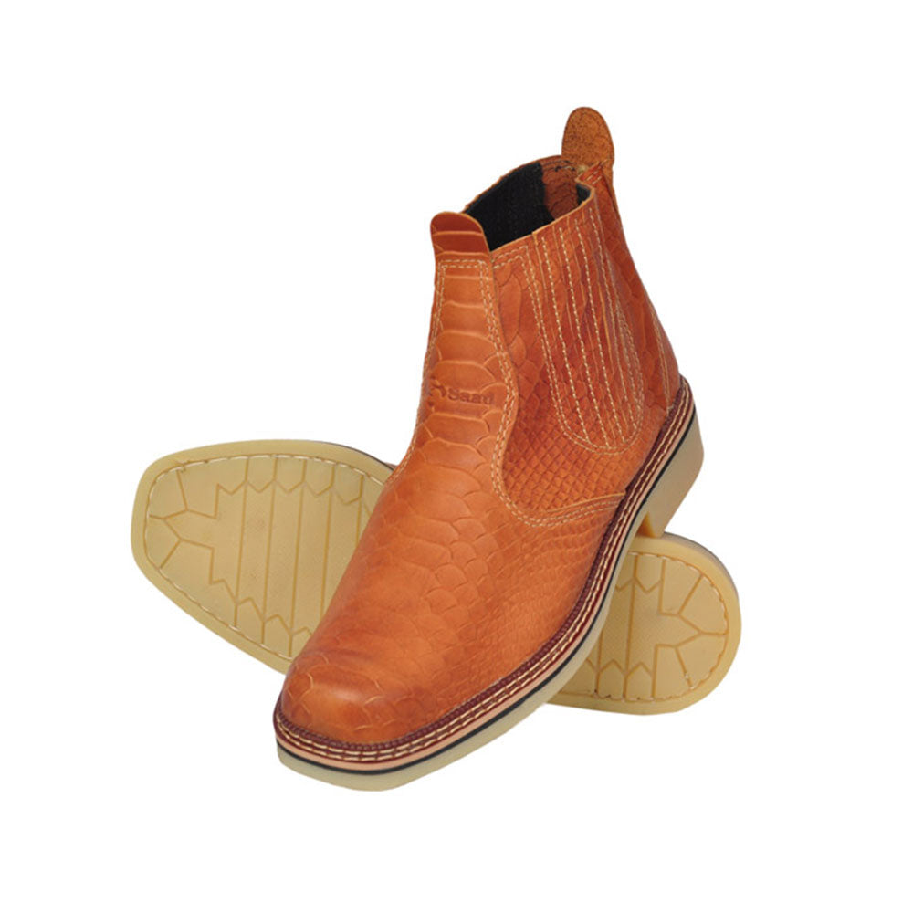 BOTINA LINHA SELVAGEM LATEX JACARE REF.:7604 SAAD N43
