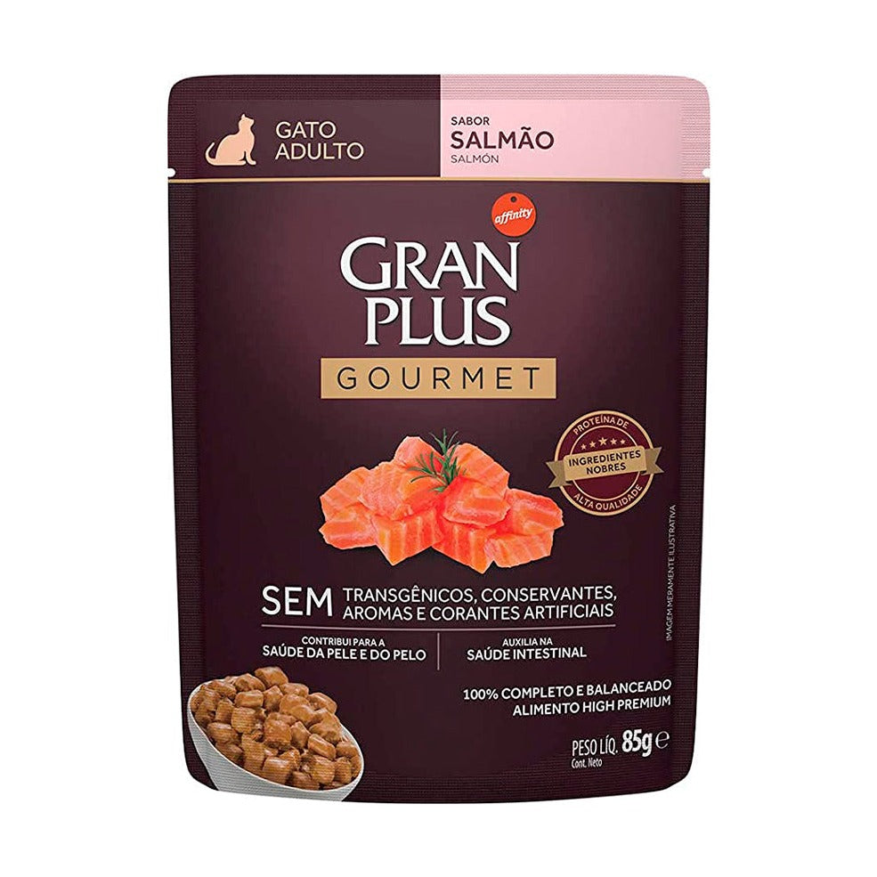 GRANPLUS SACHE GATO ADULTO SALMAO 85GR