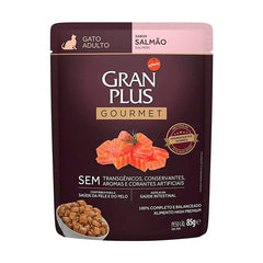 GRANPLUS SACHE GATO ADULTO SALMAO 85GR