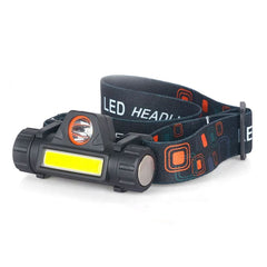 LANTERNA CABECA 1 LED C/ SINALIZADOR HIGH POWER HEAD PESCA