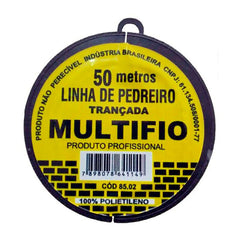 LINHA PEDREIRO TRANCADA 50MTS MULTFIO
