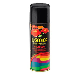 TINTA SPRAY MULTIUSO ACAB. FOSCO PRETO 400ML LUKSCOLOR