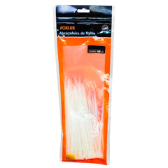 ABRACADEIRA NYLON 280MM X 4,8 BRANCA FOXLUX 1 UN