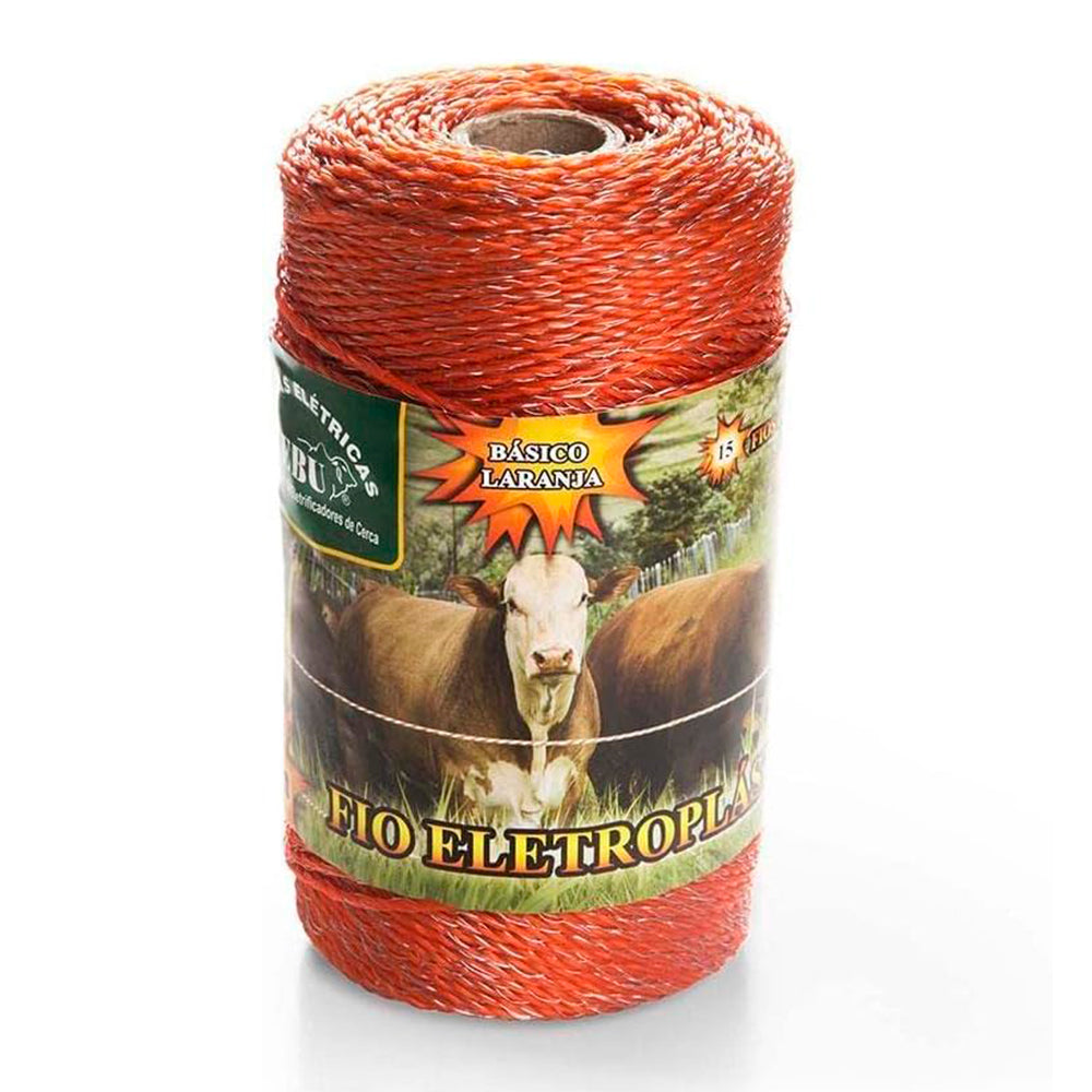 FIO ELETROPLASTICO BASICO LARANJA 200M