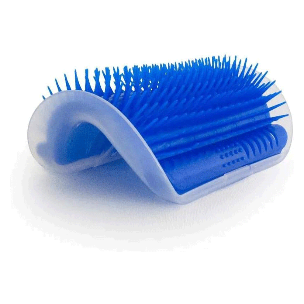 ESCOVA MASSAGEADORA P/ GATOS C/ CATNIP