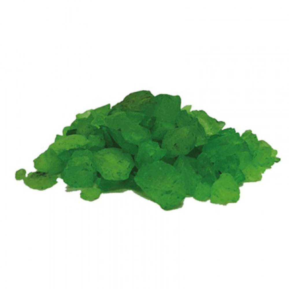 PEDRA ORNAMENTAL P/ AQUARIOS E ARRANJOS VERDE ESCURO PCT 950GR