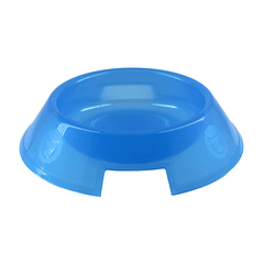 COMEDOURO PLASTICO GATO 150ML AZUL