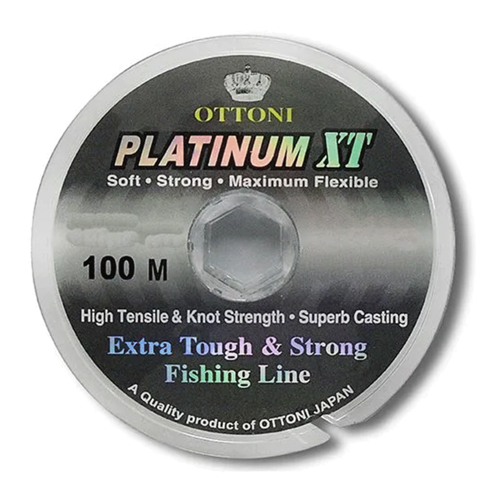 LINHA PARA PESCA 0.55MM 83 LIBRAS C/ 100 MTS PLATINUM XT