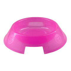 COMEDOURO PLASTICO GATO 150ML ROSA