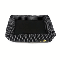 CAMA P/ CAES E GATOS RETANGULAR PRETA/BRANCA N2 POWERPETS
