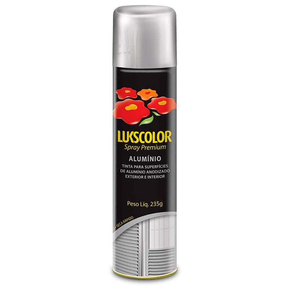 TINTA SPRAY MULTIUSO ACAB. METALICO ALUMINIO 400ML LUKSCOLOR