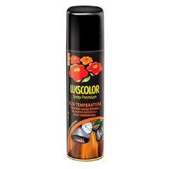 TINTA SPRAY MULTIUSO ALTA TEMPERATURA PRETO FOSCO 400ML LUKSCOLOR