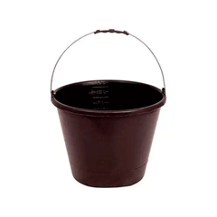 BALDE CONCRETO PLASTICO 12L PRETO S/ PEGADOR SANTA PAULA