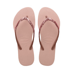 HAVAIANA SLIM GLITTER II ROSA B/DO BLUSH 39/40