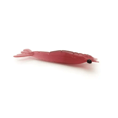 FISHING ISCAS CAMAROES ULTRA SOFT OFFSET 7,5CM RED CHA 3 UNDS