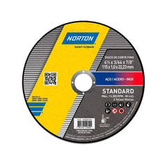 DISCO CORTE 4 1/2X1,0 INOX NORTON STANDA