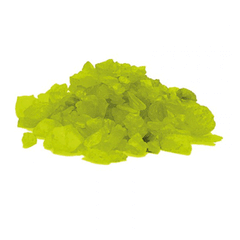 PEDRA ORNAMENTAL P/ AQUARIOS E ARRANJOS AMARELO FLUOR PCT 950GR