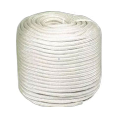 CORDA SEDA TRANCADA BRANCA 8MM MT FIRMEZA