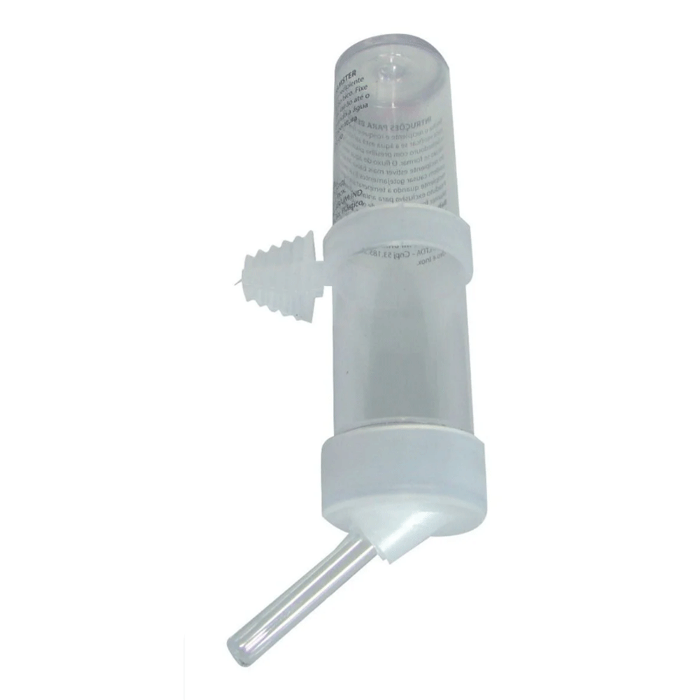 BEBEDOURO PLASTICO HAMSTER BICO ALUMINIO 60ML
