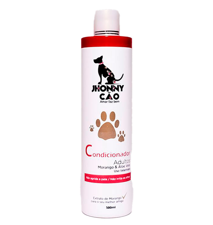 CONDICIONADOR 500 ML ADULTO MORANGO E ALOE VERA JHONNY CAO