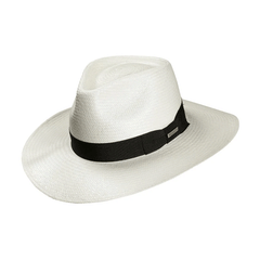 CHAPEU PANAMA COR 90 FITA PRETA TAM M 58 REF 11081 MARCATTO