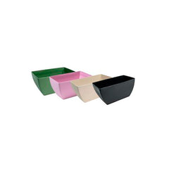 JARDINEIRA PLASTICA RETANGULAR 29CM SORTIDA