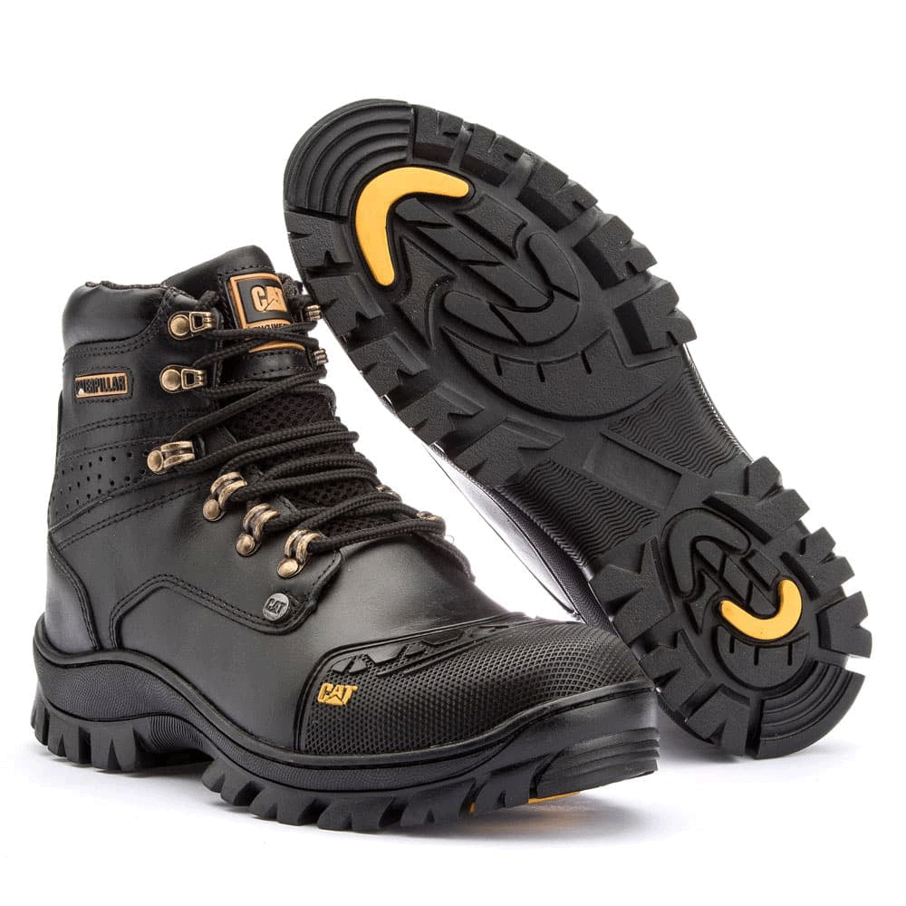 BOTA CAT GRAXO OLEO PRETO REF 2190 BIQUEIRA PVC CATERPILLAR N38