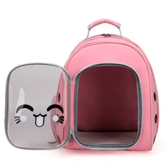 MOCHILA ESPACIAL CARINHA ROSA
