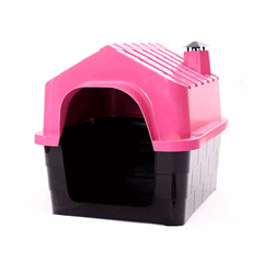 CASA PLASTICA DURA HOUSE N1 DURAPETS  ROSA