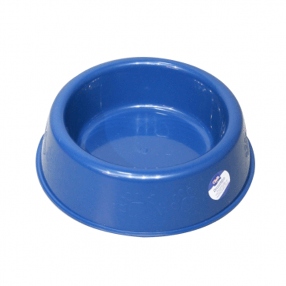 COMEDOURO PLASTICO PATAS CORES DIVERSAS 750ML
