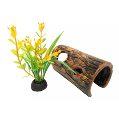 ENFEITE AQUARIO CERAMICA CASQUINHA