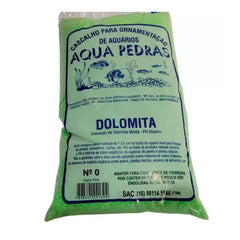 AREIA ORNAMENTAL P/ AQUARIOS AQUA PEDRAS DOLOMITA Nº 0 VERDE 700GR
