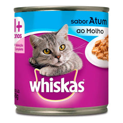 WHISKAS LATA GATOS ADULTO 1+ ATUM AO MOLHO 290G