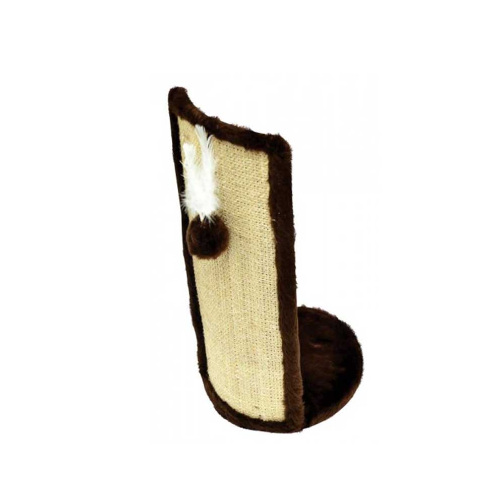 ARRANHADOR KINO MARROM P/CANTO DE MOVEIS 25X25X56CM  SAO PET