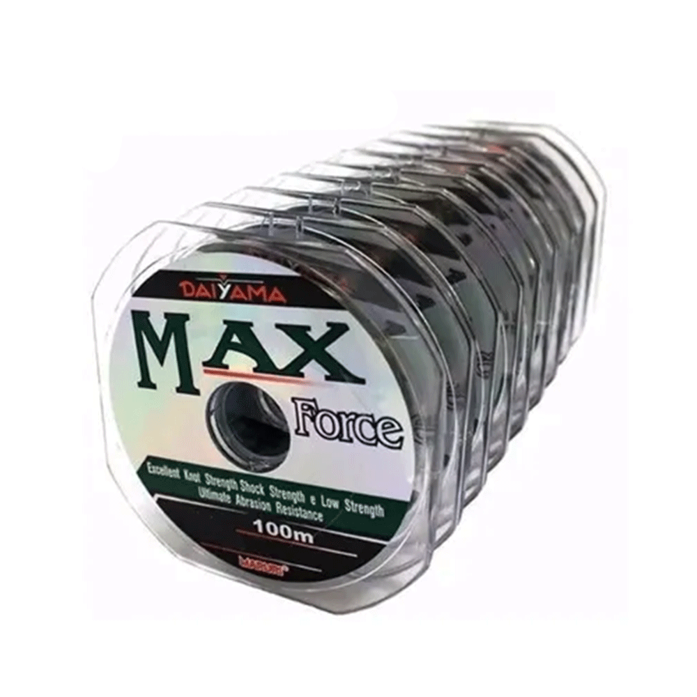 LINHA PARA PESCA 0.33MM 4/24 LIBRAS C/ 100 MTS MAX