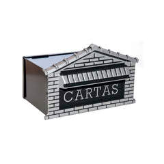 CAIXA DE CORREIO FERRO/ALUMINIO P/ MURO CURTA