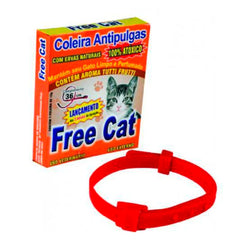 COLEIRA ANTIPULGA P/ GATOS 36CM FREE DOG