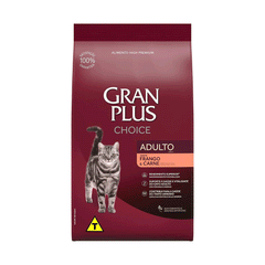 GRANPLUS CHOICE GATO ADULTO FRANGO/CARNE 10,1KG