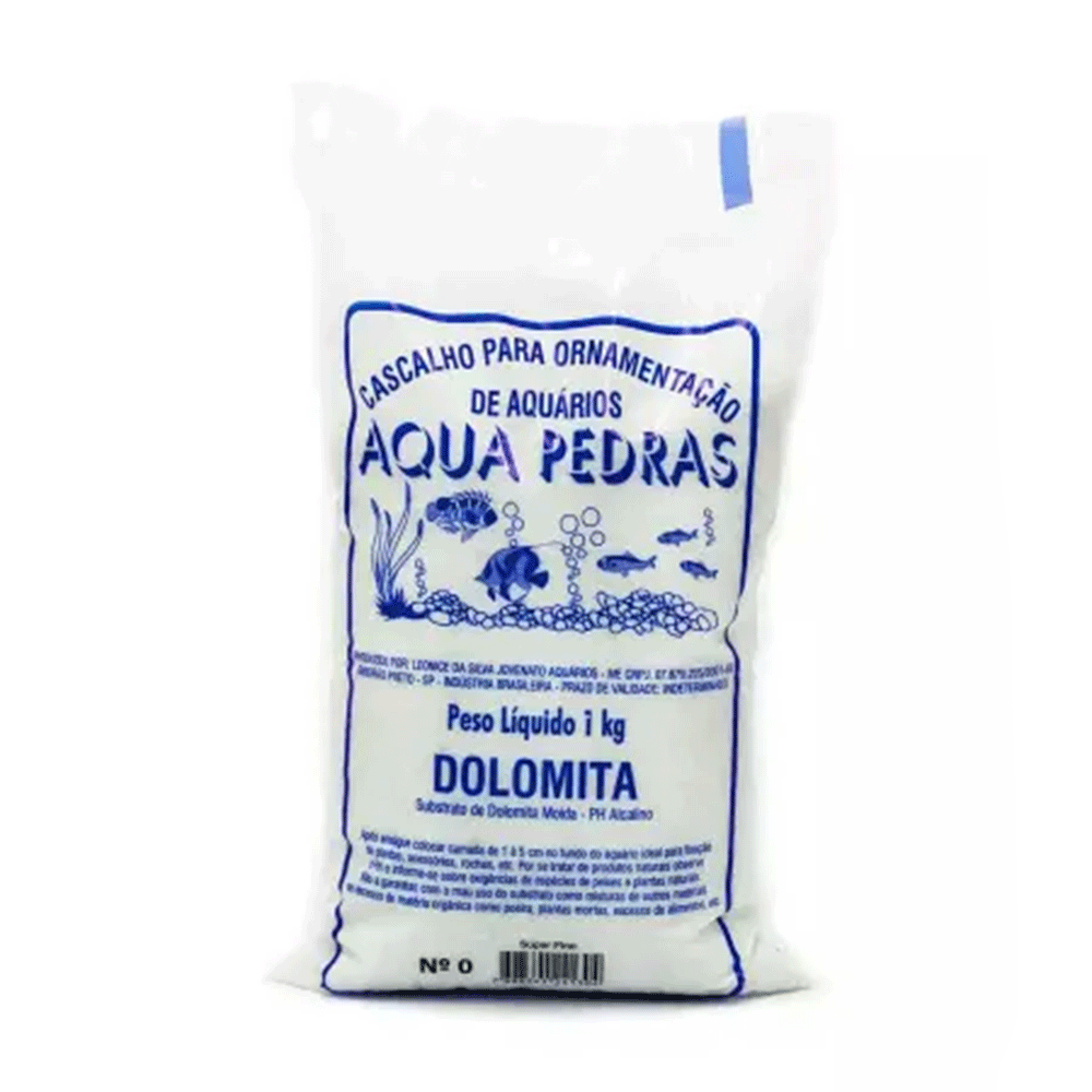 PEDRA ORNAMENTAL P/ AQUARIOS E ARRANJOS DOLOMITA CASCALHO 950G