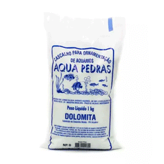 PEDRA ORNAMENTAL P/ AQUARIOS E ARRANJOS DOLOMITA CASCALHO 950G