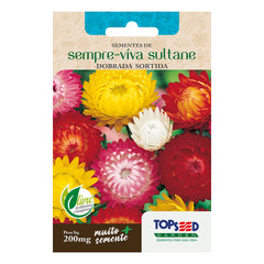 SEMENTE FLOR SEMPRE VIVA SULTANE 200MG TOPSEED