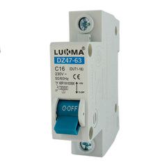 DISJUNTOR UNIPOLAR 16A DIN LUKMA - 34003