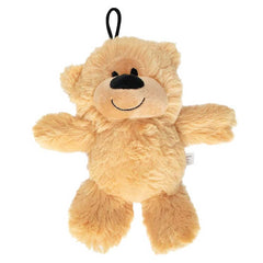 MORDEDOR PELUCIA HAPPY BEAR PEQUENO BEGE MANGO PET