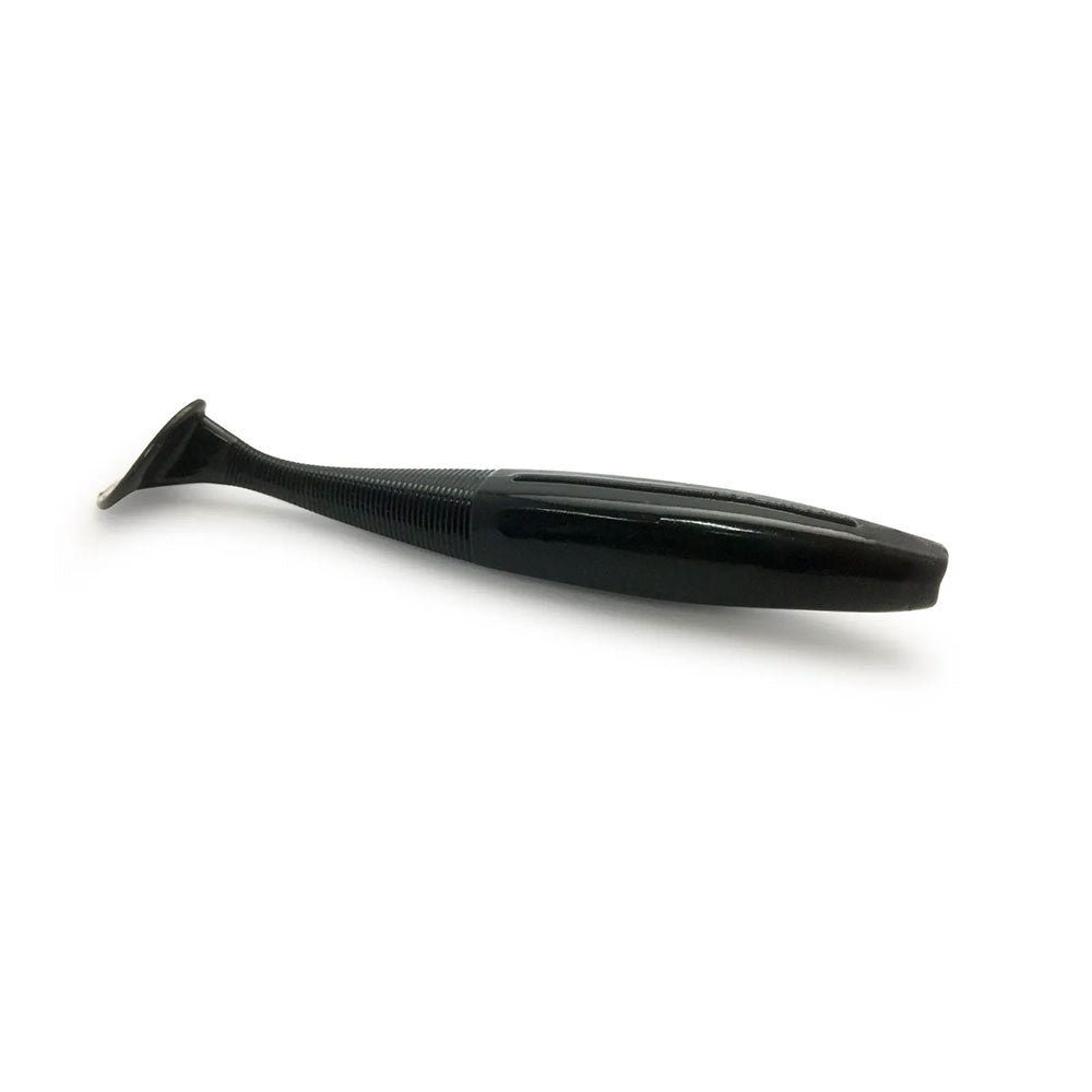 FISHING ISCAS SHADS SLOW SHAD 12CM BLACK 3 UNDS