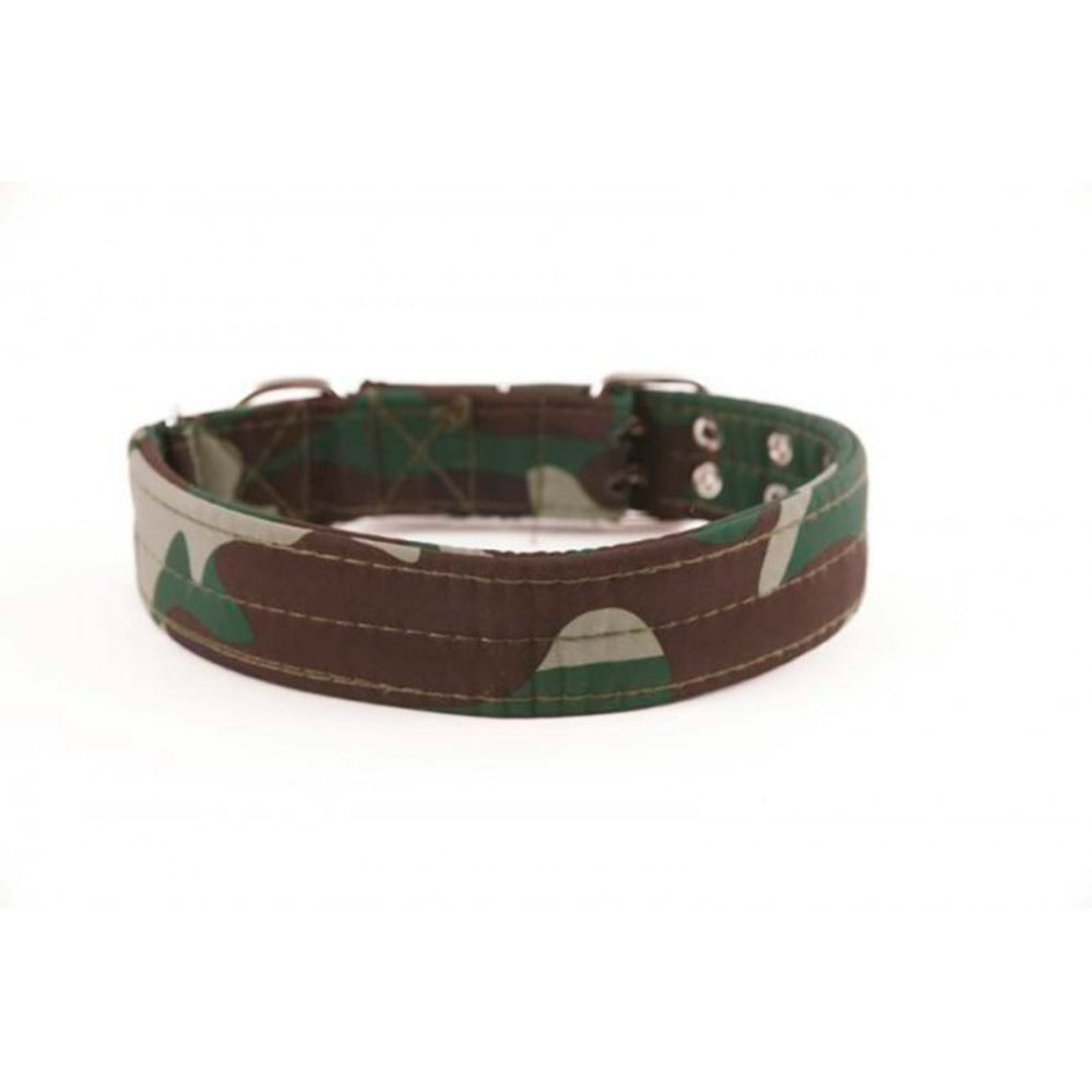 COLEIRA LUXO NYLON CAMUFLADA GG
