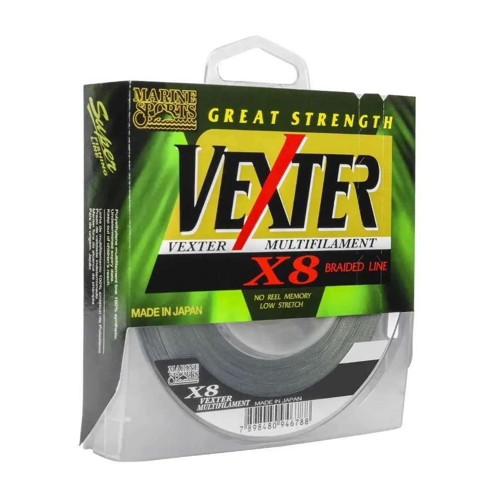 LINHA VEXTER X8 20 lbs 0,19MM MUTIF 150M MARINE