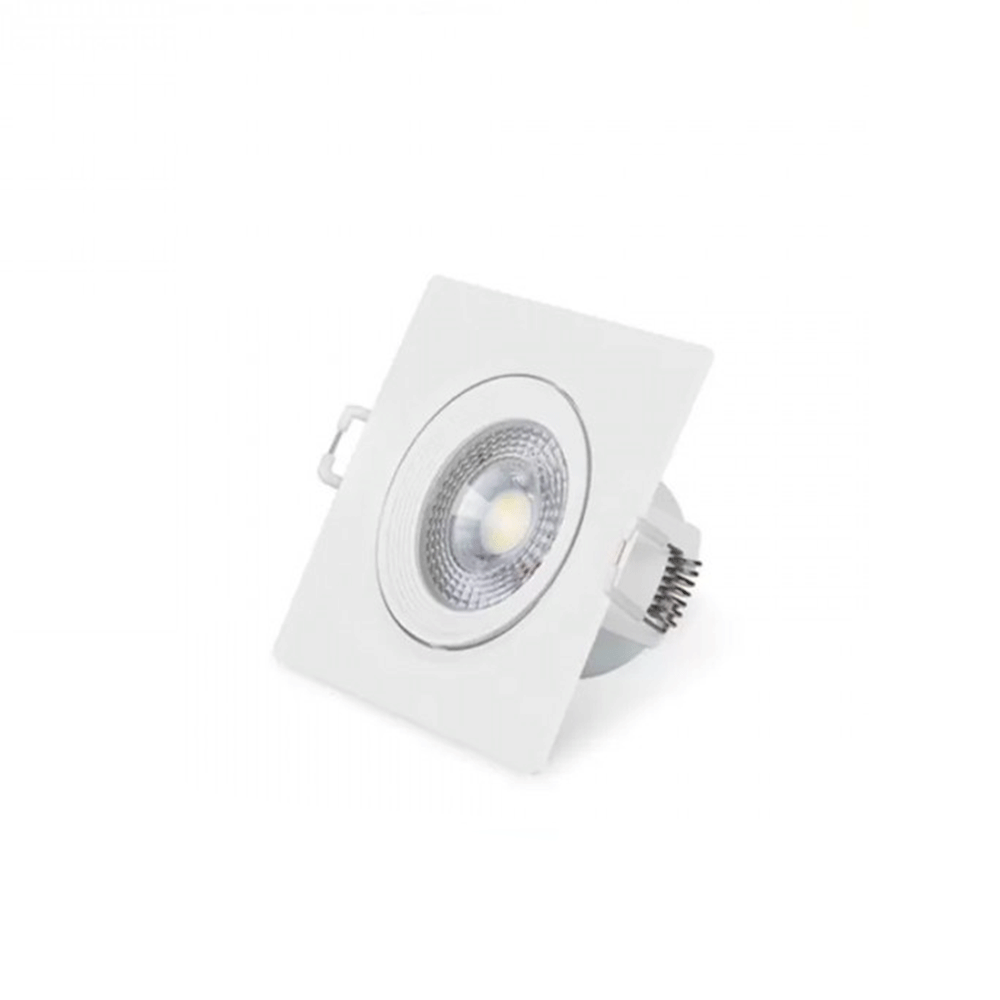 SPOT LED QUAD. 5W EMB.3000K BIV KI