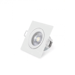 SPOT LED QUAD. 5W EMB.3000K BIV KI