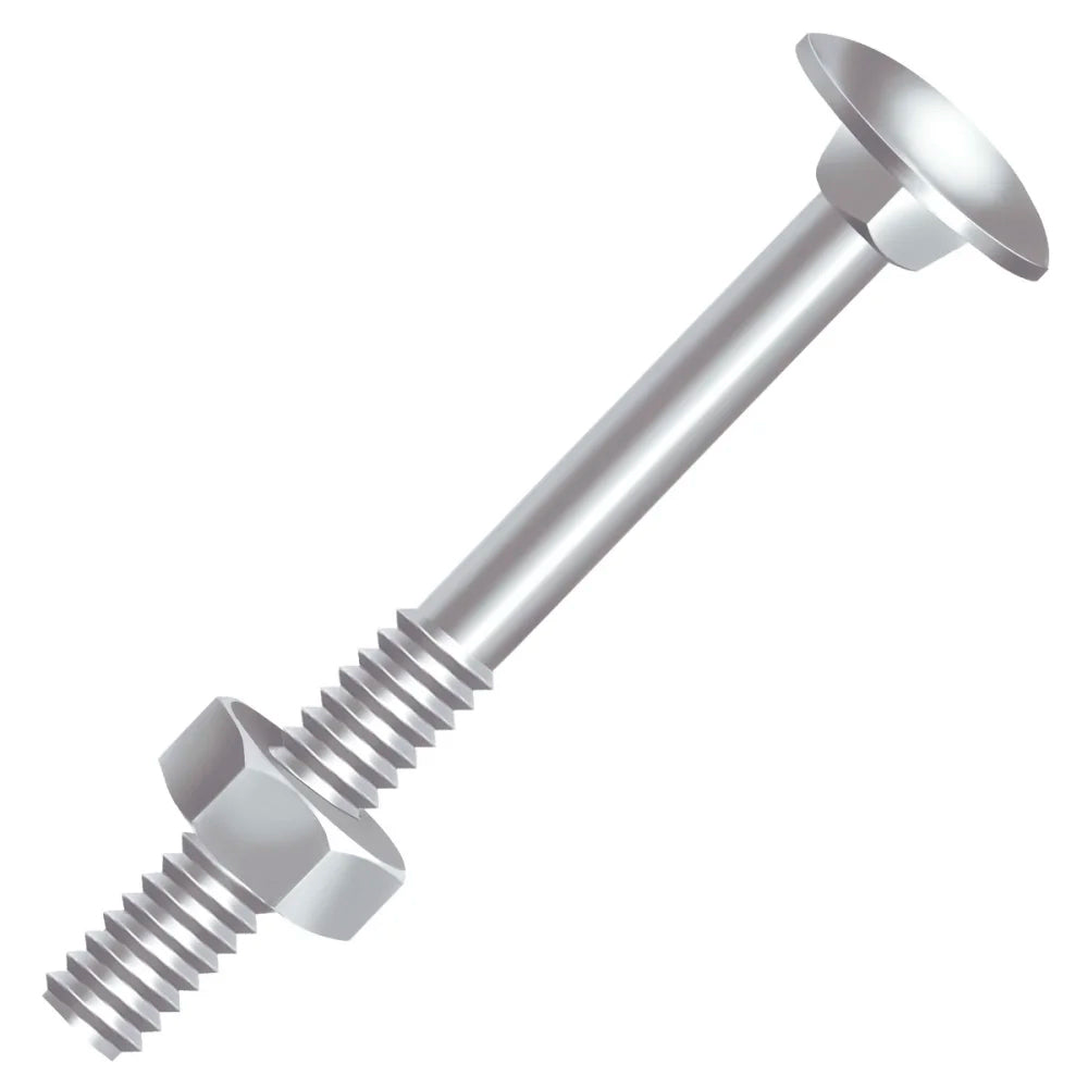 PARAFUSO FRANCES PORCA 5/16X2 ZINCADO