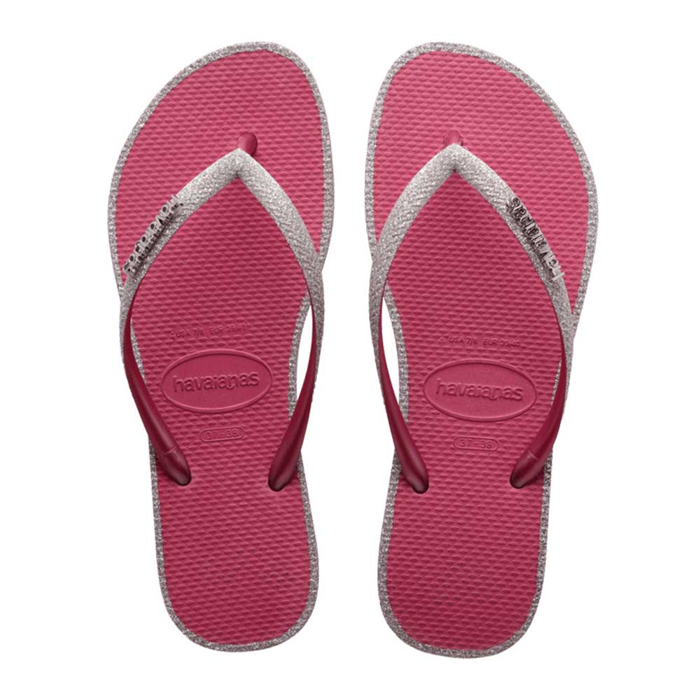 HAVAIANAS SLIM GLITTER CONTOUR ROSA VELUD 39/40